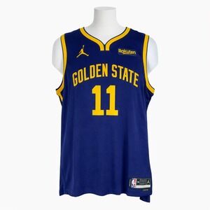 Nike Jordan Golden State Warriors Klay Thompson 11 Statement Jersey Navy XXL NEW